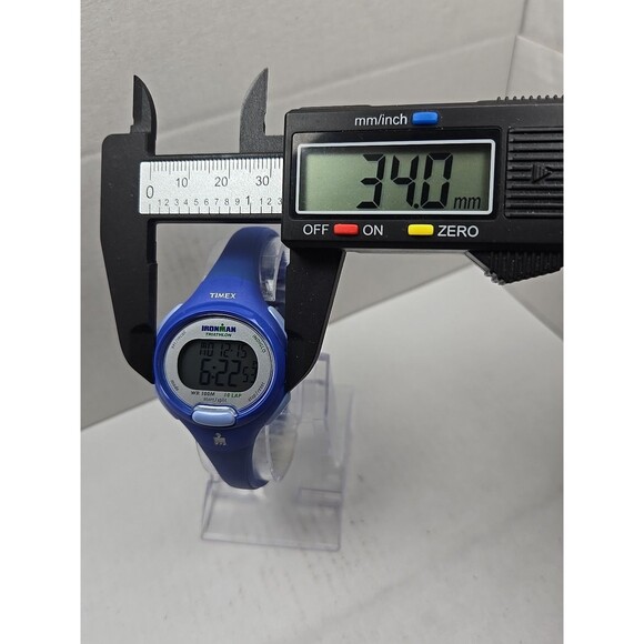 Womens Timex Ironman Triathlon 10 Lap Digital Watch Indiglo Alarms New Battery - Picture 5 of 11
